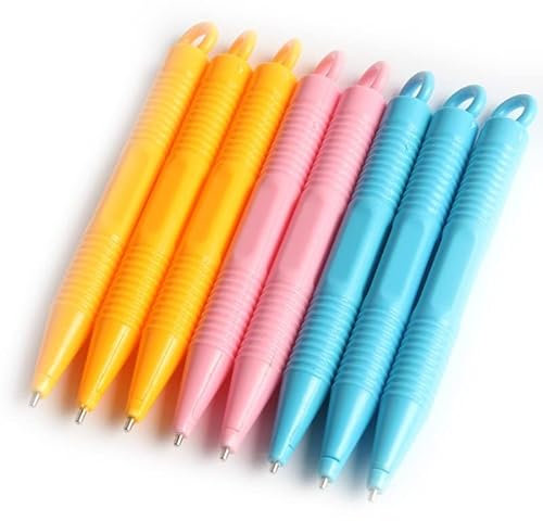 Yeenano 8 PCS Replacement Stylus Drawing Pens, Magnetic Writing Board Pens for Kids, Erasable Sketch Doodle Board Pad, Multicolor, Medium Point, 0.39 inches, 8 Count