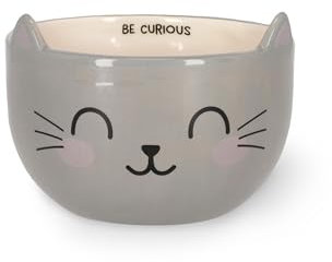 Legami - Tazza in Gres per Cereali Buongiorno! Tema Kitty, Tazza per la Colazione, Utilizzabile in Microonde, Lavabile in Lavastoviglie, Capacità fino a 400 ml, 12 x 9 cm