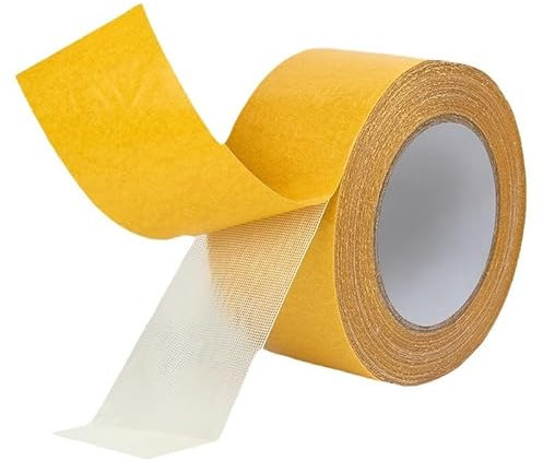 Annlpoy 20m cinta adhesiva doble cara extrafuerte fina double sided tape antideslizante para alfombras,para Alfombras y Superficies Texturizadas, Resistente a Altas y Bajas Temperaturas Versión 2025