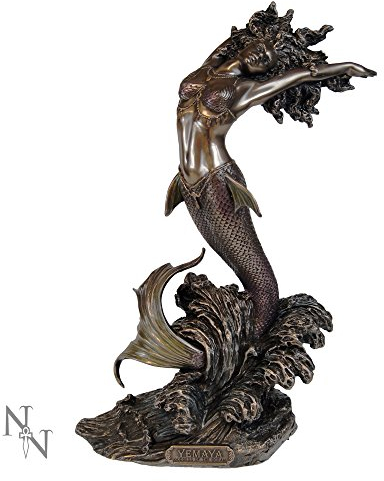 Nemesis Now Yemaya Goddess of Water 27cm Figurine, Resin, Bronze, One Size