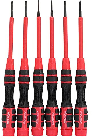 Dekton 6pc Precision Torx Set- Ergonomic Anti-slip Handle For Ease Of Use And Precise Control |accurately Machined For Ultimate Fit| Includes: Torx; T5, T6, T7, T8, T9, T10|Ideal For Electronics Items