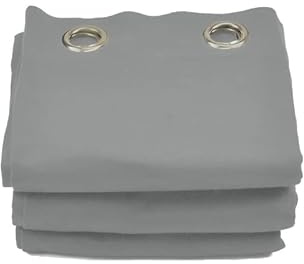 ACOUSPANEL Acoustic Curtain Opaque Fabric 2.95 x 3 m Flame Retardant Double Sided 300g Grey