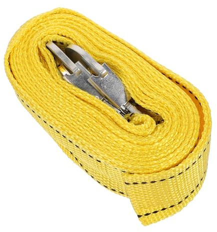 TINEASUR Abschleppgurt Für Pkw Mit Haken Aus Nylon Robust Für Auto-bergung Leicht Zu Tragen Wasserabweisend Für Außenbereich