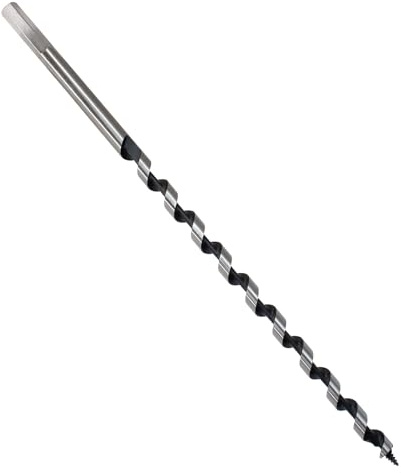 HARSKIYER 3/8 Inch Diameter Wood Auger Drill Bit, 12 Inch Long Ship Auger Bit for Soft and Hard Wood, Hex Shank Drill Bit for Hole Cutter, Tree Stump, Plastic, Drywall (10 x 300 mm)