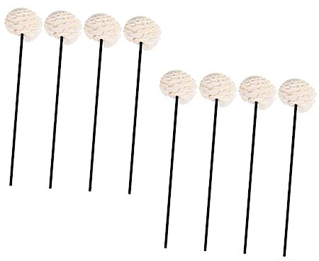 PRETYZOOM Varillas Aromáticas De Ratán Flores Secas Negras, 8 Piezas, Palitos Difusores De Aromaterapia para Ambiente del Hogar, Accesorios Reemplazables para Difusores De Aceites Esenciales