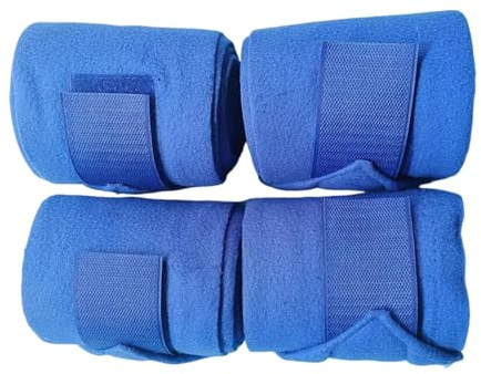 Protège-Jambes pour Chevaux - 4 Pièces Bandages Élastiques pour Jambes de Cheval,Protections Bandages 248 cm Accessoires Équestres Soutien Tendons Équitation