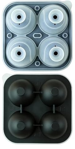 Vassoio per ghiaccio in silicone a rilascio facile con accattivante forma a palla da tennis, perfetto per fare cioccolato e sapone per vassoio in silicone