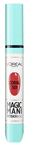 L'Oreal Paris Magic Mani Retouch & Go Nail Polish - 301 Coral