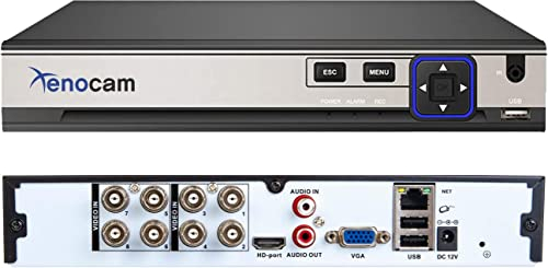 Xenocam 8CH 5M-N/1080N híbrido de Alta definición Completo para AHD/TVI/CVI/analógico/IP DVR H.265 CCTV Video Recorder P2P Monitoreo Remoto del teléfono para la cámara