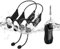 KIMAFUN Fitness Diadema Micrófono Inalámbrico 2.4G, IP67 Micrófono a Prueba de Sudor a Prueba de Agua para Fitness, Deportes Acuáticos, Instructor de Natación, Yoga, Pilates,GWP91-1(2TX+1RX)