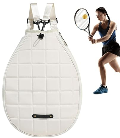 Damen Tennistasche | Tennistasche Racquetball Tasche - Große Kapazität Schlägerhalter Sport Rucksack Tennisschläger Tasche für Paddel, Schläger, Bälle