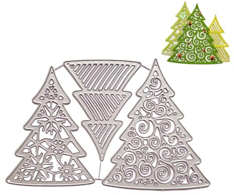 Jul stansmallar julgran stansning metall prägling mallar stansformar skärning denna julgran stansformar jul stansning mall för gör-det-själv scrapbooking kort hantverk gåva