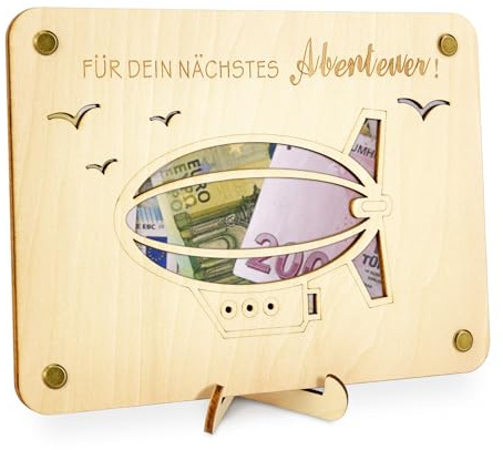 TAKULA Reisekasse Geschenk - Urlaubskasse Spardose,Geldgeschenk Reise Reisegutschein Geschenk Verpackung,Geschenke für Reiseliebhaber