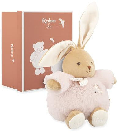 Kaloo Peluche Coniglio Rosa 17cm, Morbidissimo Peluche per Il Bambino, Tenero Compagno Fin dalla Nascita, Misura Ottime per Le manine, Regalo di Nascita, K214017