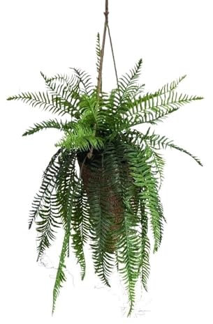 Krukväxter Hängande konstgjorda växter - Inomhus och utomhus falska krukväxter for rum Badrum Vägghylla dekoration Bonsai