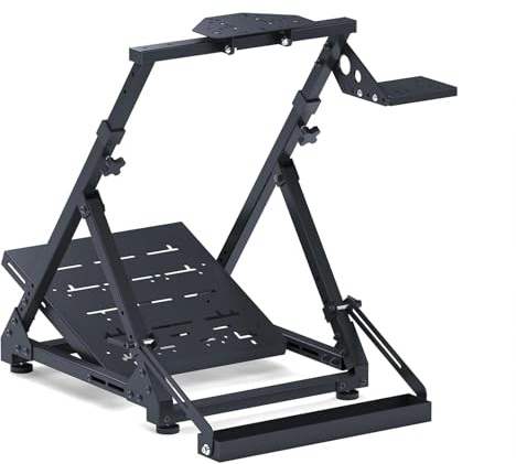 GT OMEGA DD-X Wheel Stand - Provides Incredible Stability, Angle & Height Adjustment, Includes an Adjustable Gear Shifter Mount