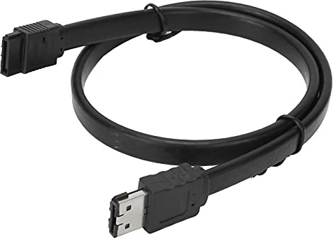 Taidda ESATA Till Hane Till Hane M/M Förlängningskabel med Splitter, 100 Cm/39,4 Tum Anslutningskabel för Optiska -enheter, 1 X Anslutningskabel (50 cm)