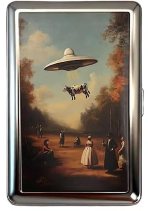 Porta carte vintage, stile vintage, versatile custodia per carte e contanti, custodie in metallo, porta carte di credito/portafogli in metallo vintage, #E, M, Casual