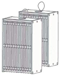 NLR Air Filter of Personal Air Cooler/Mini Air Conditioner, 2 PCS in one Pack