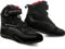 SHIMA EXO Motorrad Schuhe Herren Leder ATOP Verschluss Motorradstiefel Protektoren Sneaker Rutschfeste Sohle Knöchelstütze Seitlicher Bikerboots (Schwarz, 45)