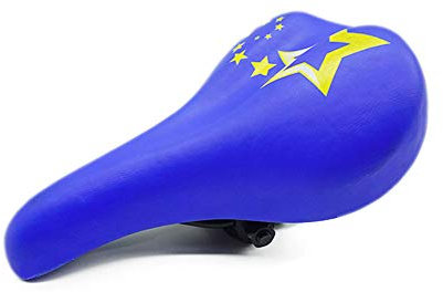 Little Rider Kinder-Fahrradsattel, Kindersitz für Jungen und Mädchen, 35,6 cm bis 61 cm, Blau