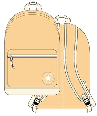 CONVERSE 10020533-A07 GO 2 Backpack - Seasonal Color Backpack Unisex Gelb