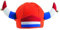 Orange Wikinger Hut - Fußball Hup Holland - Königstag - EK/WM One Size - 35 x 22 cm