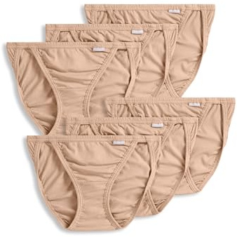 Jockey Women's Underwear Elance String Bikini - 6 Pack, Light, 4
