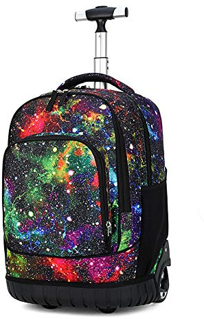 BOZONLI Bolsas Escolares Mochilas Escolares con Ruedas, Mochila Trolley Mochila Ruedas Equipaje Infantil niños Cabina de Equipaje Maleta Trolley para Niñas y Niños