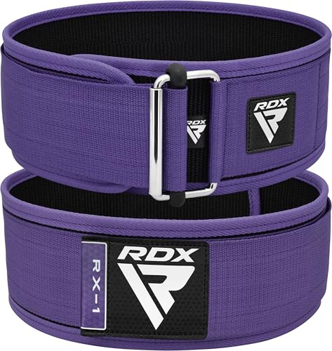 RDX Cinturón de levantamiento de pesas de 4 pulgadas para mujeres Soporte lumbar trasero ajustable Culturismo Entrenamiento físico Sentadillas Peso muerto Equipo de gimnasio en casa