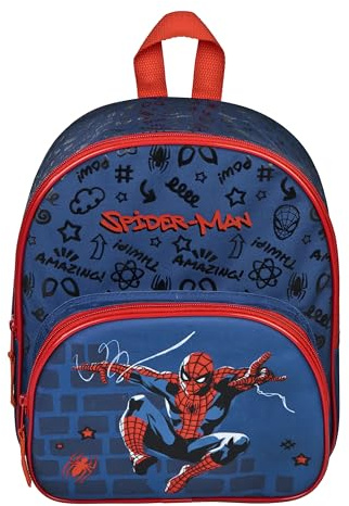 Undercover - Kinderrucksack Spider Man - mit Fronttasche - für Kindergarten, Freizeit und Reisen - langlebig und praktisch - für Kinder ab 4 Jahren