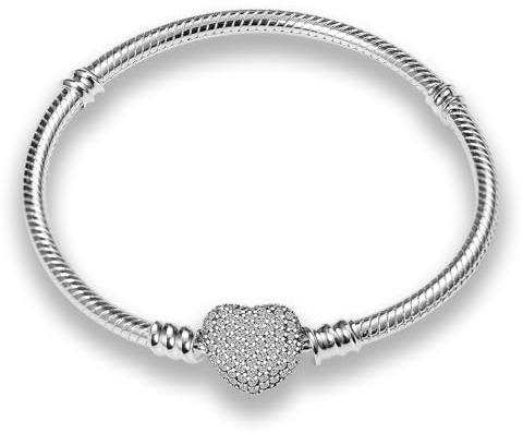 KUNSIR Moments-Bracciale Donna Adatto per Ciondolo Argento Sterling 925 Braccialetto Snake Bracciali Compatibile con Pandora Ciondolo