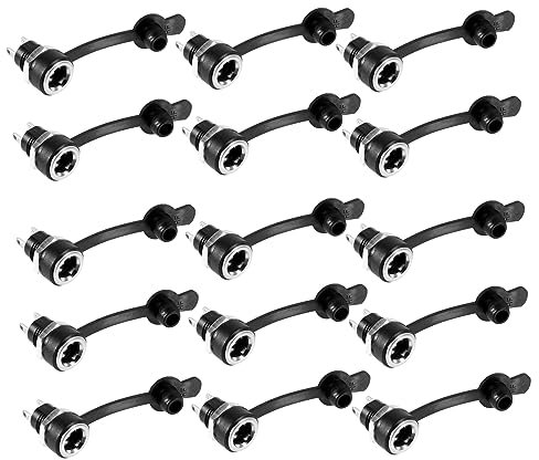 HOMSFOU 24pcs Power Socket Cap for Outdoor Sockets Dc Power Jacks Covers Dc Adapter