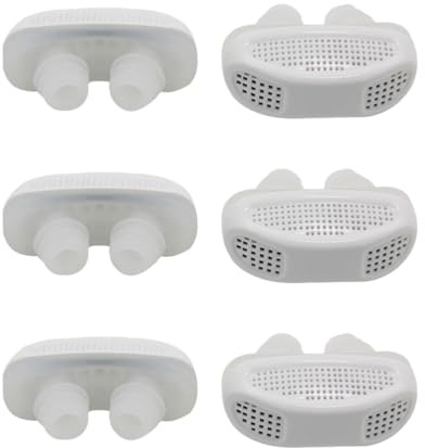 OATIPHO 3 series Dispositivo Antirronquidos Con Pinza Nasal Bastoncillos Nasales Antirronquidos Aparato Para Respirar Por La Nariz Pinza Nasal Antirronquidos Dispositivo 2 piezas x 3