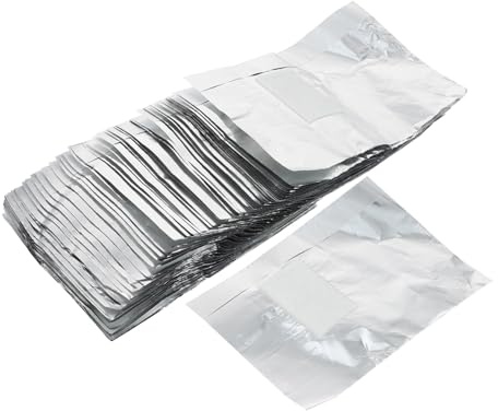 IWOWHERO 200 pièces Papillotes Dissolvantes pour Gel Semi Permanent Enveloppements Épais pour Retrait Vernis à Ongles Tampons Soak Off pour Manucure et Pédicure Usage Quotidien Femme