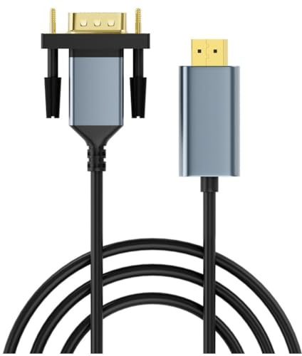 Pinafresa DisplayPort to VGA Adapter Cable Converter for Laptop Desktop PC for Monitor/Projector DP to VGA