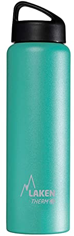 Laken Unisex – Erwachsene Thermoskanne-TA10VT Thermoskanne, Türkis, 18/8-1L