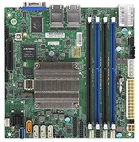 Supermicro A2SDI-4C-HLN4F Mini ITX Mainboard (DDR4-SDRAM, DIMM, 1600, 1866, 2133, 2400 MHz, 1,2 V, 2133 MHz, 2133 MHz)