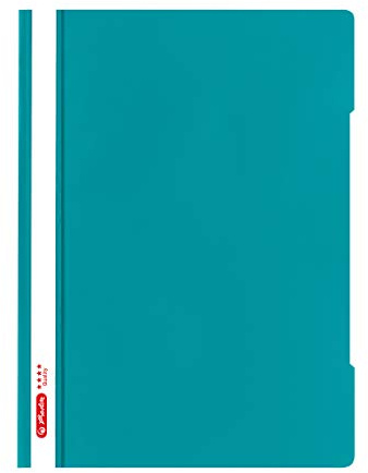 Herlitz Raccoglitore ad Anelli, Formato A4, Colore: Turchese