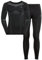Odlo Herren Funktionsunterwäsche Set FUNDAMENTALS PERFORMANCE WARM, black - odlo graphite grey, S