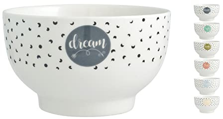 H&H 8239667 Scodella Enjoy, New Bone China, Decori Assortiti, Cc 550