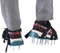 Aerifizierer für Rasen, Rasenlüfter Schuhe, 1 Paar Rasenbelüfter Sandalen, Robuste Gras Spikes Schuhe mit Schnalle, Gartengerät (4 Riemen) (4 Riemen)