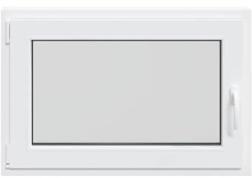 vidaXL Ventana de sótano RISOR 60x90 cm oscilobatiente DIN izquierda