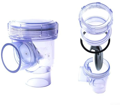 Backwater Prevention Made Easy PVC Check Valve with Seamless Installation on 50mm Pipes (B)