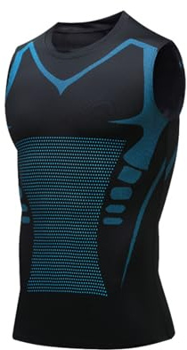 Lumoria Camiseta de Compresión para Hombre – Camisa Deportiva de Secado– Ropa Interior Técnica para Confianza, Energía y Fuerza (FR/ES, Letras, M, 3XL, Regular, Regular, Negro)