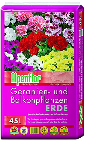 Geranien- und Balkonpflanzenerde - 45 Liter