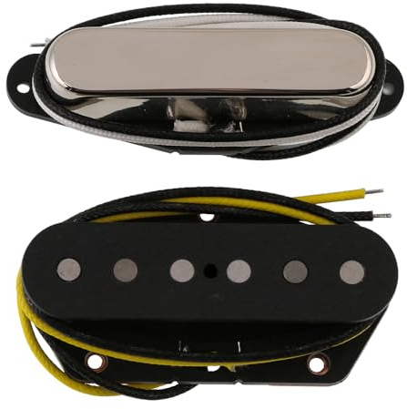 LYWSMSK Alnico 5 gitarr pickups Tele Neck & Bridge pickups för TL Tele Telecaster elgitarr