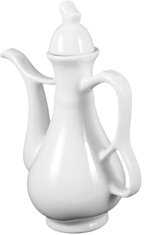 PRETYZOOM Retro Chinese Wine Pot Porcelain Liquor Kettle Ceramic Wine Jug for Restaurant