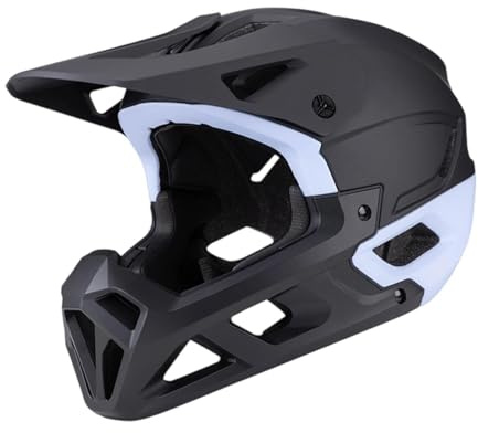 Amagogo Mountain Bike, Bicycle Helmet, Bicycle Accessories, with Removable Chin Pad for Men And Women, Ventilation, Full Face