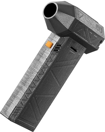 Tbest Soplador de 130,000 Rpm, Soplador de Hojas Inalámbrico de Mano de Alta Potencia de 52 M/s Con Batería Recargable de 6000 MAh para Limpieza y Secado de Automóviles, Cable USB (#4)